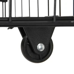 Generique Lit coffre 140x200 cm - Lit coffre hydraulique avec 2 tiroirs et sommier à lattes - Velours - Sans Matelas - Beige* Lit Coffre