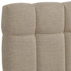 Lit coffre 160x200 cm ELIAS + sommier / Beige><noscript><img width=