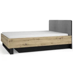 Lit Coffre 160x200 MELODY - Design Moderne avec Tete de Lit Rembourrée>Meublorama Online