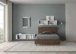 Lit coffre 120x200 tête de lit droite Demas noyer><noscript><img width=