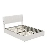 Lit coffre 140x190cm avec compartiments de rangement et prise électrique ,tête de lit réglable>Fortuna lai Best