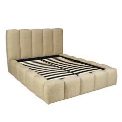 Lit coffre 140x190cm NEST + 1 sommier / Beige><noscript><img width=