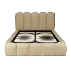 Lit coffre 140x190cm NEST + 1 sommier / Beige><noscript><img width=