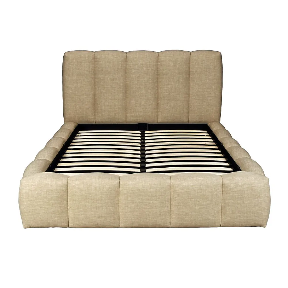 Lit coffre 140x190cm NEST + 1 sommier / Beige>Weber Industries Discount