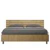 Lit conteneur Ankel 160x200 avec tête de lit droite et lattes en chêne>Ityhome Best