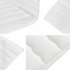 Lit continental Baltimore 185, Double, Marron, Tissu, Disponible><noscript><img width=