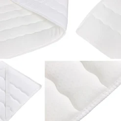 Lit continental Baltimore 165, Unique, Brun clair, Faux cuir><noscript><img width=