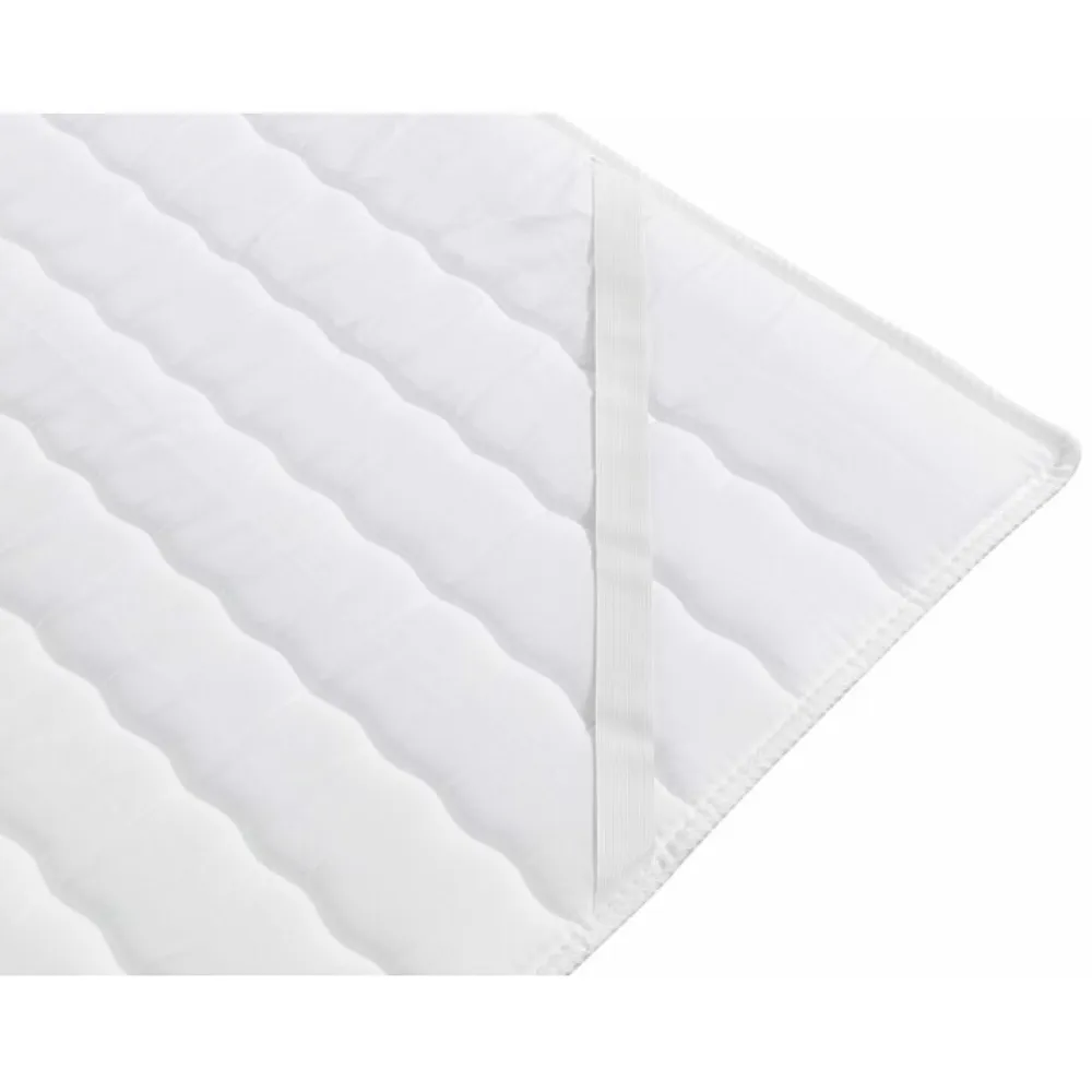Lit continental Baltimore 187, Unique, Brun clair, Tissu, Disponible>Mobilier1 Online