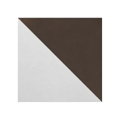Lit continental Baltimore 164, Unique, Marron, Faux cuir, Disponible><noscript><img width=