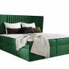 Lit continental Baltimore 184, Double, Vert, Tissu, Disponible>Mobilier1 Hot