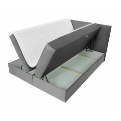 Mobilier1 Lit continental Baltimore 147, Double, Rose, Tissu, Disponible* Ensemble Sommier Et Matelas