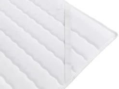Mobilier1 Lit continental Baltimore 152, Double, Vert, Tissu, Disponible* Ensemble Sommier Et Matelas