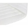 Mobilier1 Lit continental Baltimore 177, Double, Marron, Tissu, Disponible* Ensemble Sommier Et Matelas