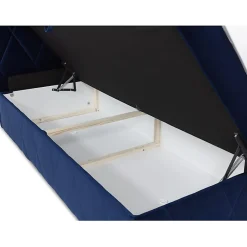 Mobilier1 Lit continental Comfivo 225, Double, Rouge, Tissu, Disponible* Ensemble Sommier Et Matelas