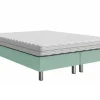 Lit continental Logan 101, Double, Turquoise, Tissu, Disponible>Mobilier1 Discount