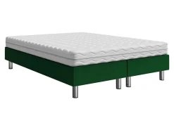 Lit continental Logan 101, Double, Vert, Tissu, Disponible>Mobilier1 Online