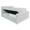 Mobilier1 Lit continental Memphis 113, Double, Rose, Tissu, Disponible* Ensemble Sommier Et Matelas