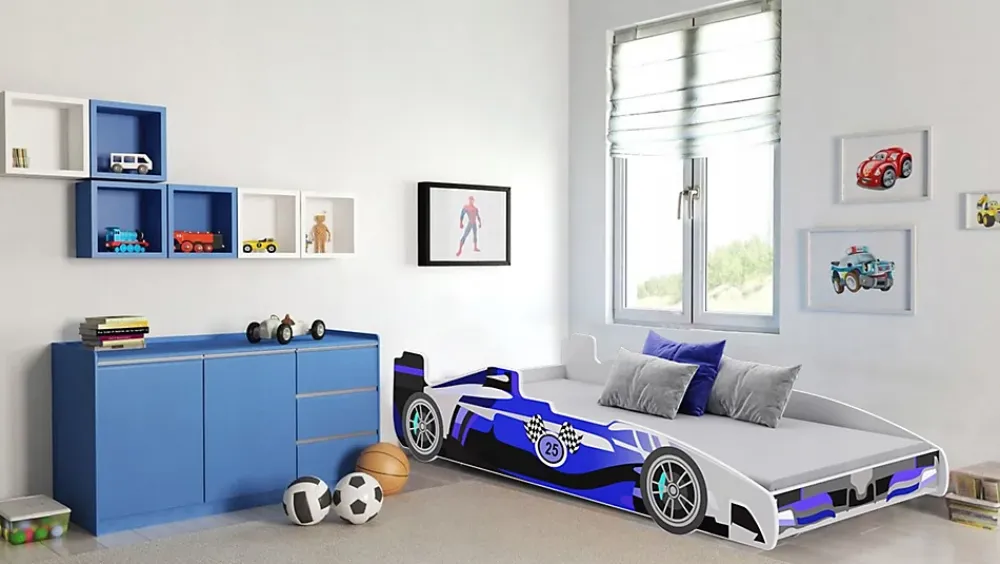 Kobi Lit d'enfant FORMULA bleu 160 x 80 cm*Enfant Lit Enfant