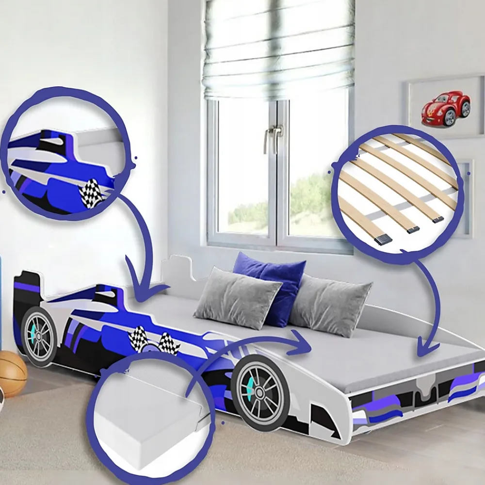 Kobi Lit d'enfant FORMULA bleu 160 x 80 cm*Enfant Lit Enfant