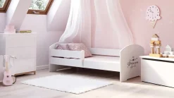 Kobi Lit d'enfant LUK avec balustrade 140x70 Princesse*Enfant Lit Enfant