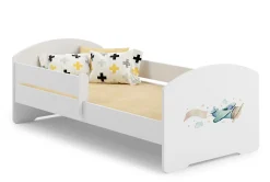 Lit d'enfant LUK avec balustrade 140x70 Avion>Kobi Sale
