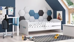 Lit d'enfant LUK avec balustrade 140x70 Avion>Kobi Sale