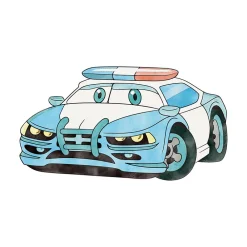 Lit d'enfant LUK avec tiroir et tringle 140x70 Police><noscript><img width=