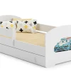 Lit d'enfant LUK avec tiroir et tringle 160x80 Police>Kobi Hot