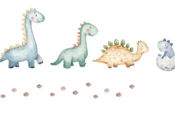 Lit d'enfant LUK avec tiroir et tringle 160x80 Dinosaures><noscript><img width=