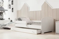 Kobi Lit d'enfant LUK avec tiroir et barreaux 160x80* Lit Avec Rangement