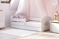 Kobi Lit d'enfant LUK avec tiroir et barreau 160x80 Princesse* Lit Avec Rangement