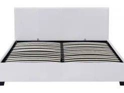 Habitat Et Jardin Lit double avec coffre "Carla" - 140 x 190 cm - Blanc* Lit Coffre