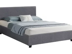 Habitat Et Jardin Lit double avec coffre "Carla" 140 x 190 Gris* Lit Coffre