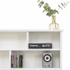 Blackcolors Lit Double Bois 140X200Cm Tiroirs Blanc* Lit Avec Rangement