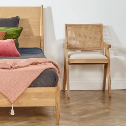 Robin des bois Lit double DALHIA Style scandinave en bois, 160 x 200* Lit Double