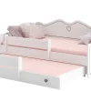 Lit double EMMA avec rail 160x80 gris>Kobi
