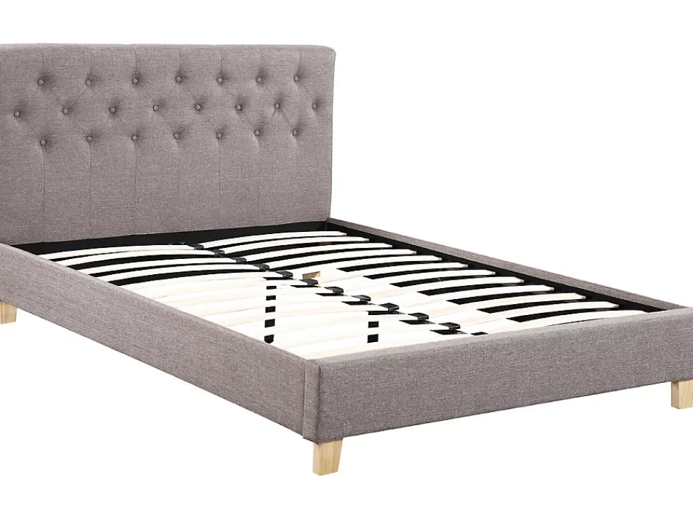 Habitat Et Jardin Lit double "Emmy" - 140 x 190 cm - Taupe* Lit Coffre
