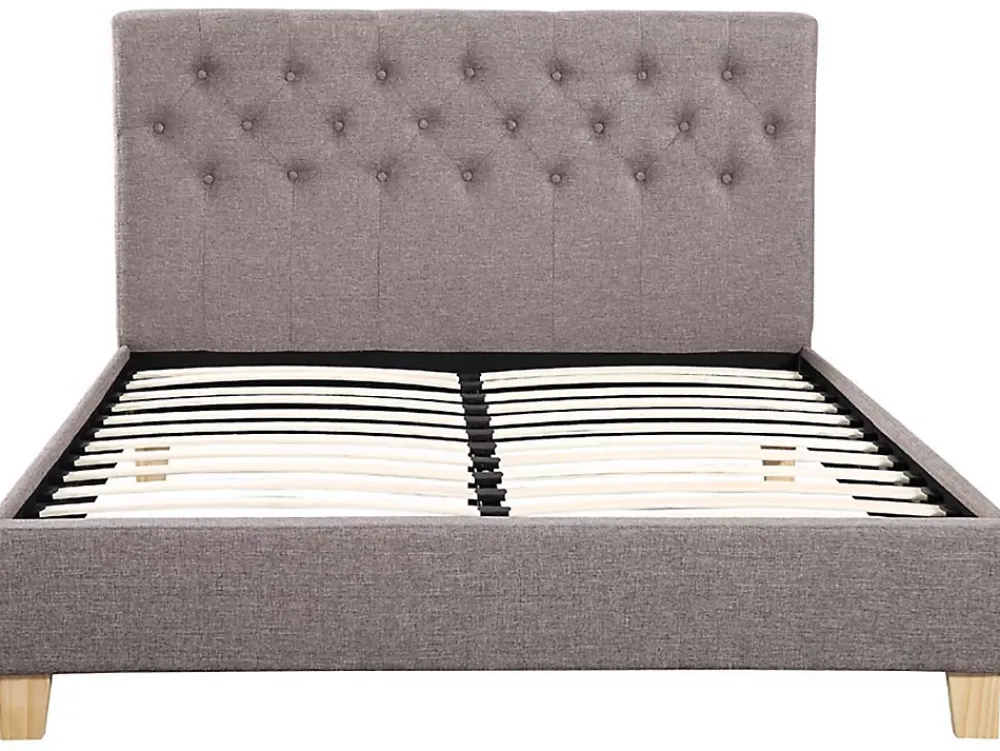Habitat Et Jardin Lit double "Emmy" - 140 x 190 cm - Taupe* Lit Coffre