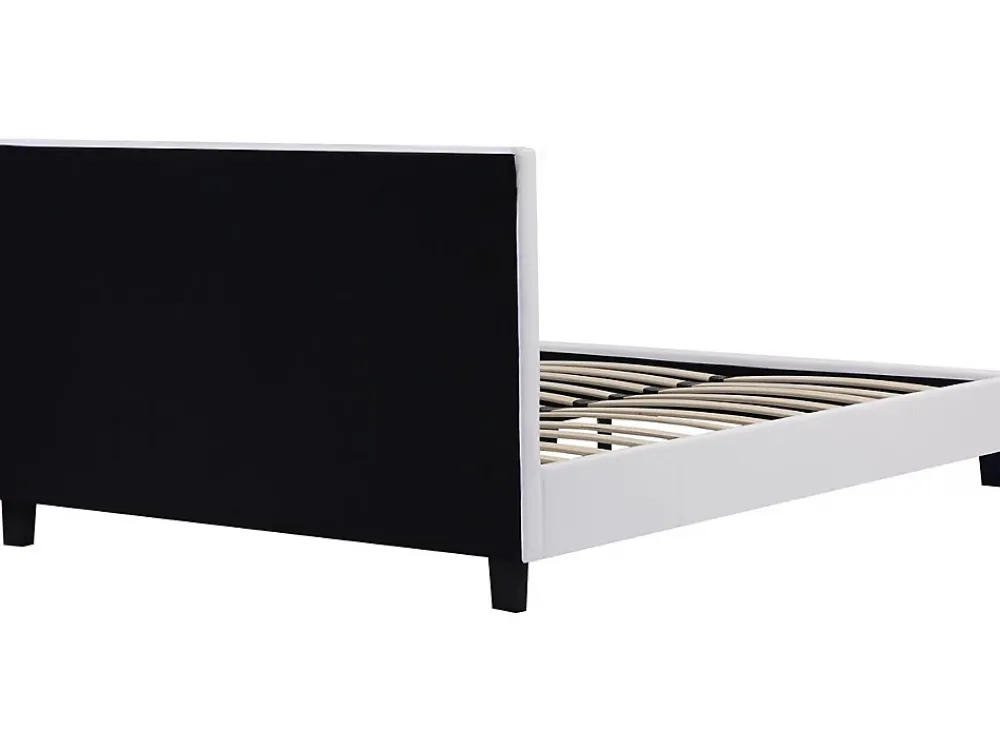 Habitat Et Jardin Lit double en pvc "Julia" - 140 x 190 cm - Blanc* Lit Double