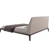 Angel Cerda Lit double en tissu gris moderne avec tête de lit originale* Lit Double