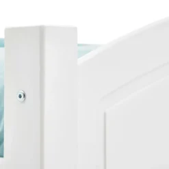 Idimex Lit double FLIMS, 140 x 190 cm en pin massif lasuré blanc* Lit Double