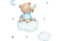 Lit double LUK 160x80 Blue Teddy Bear><noscript><img width=