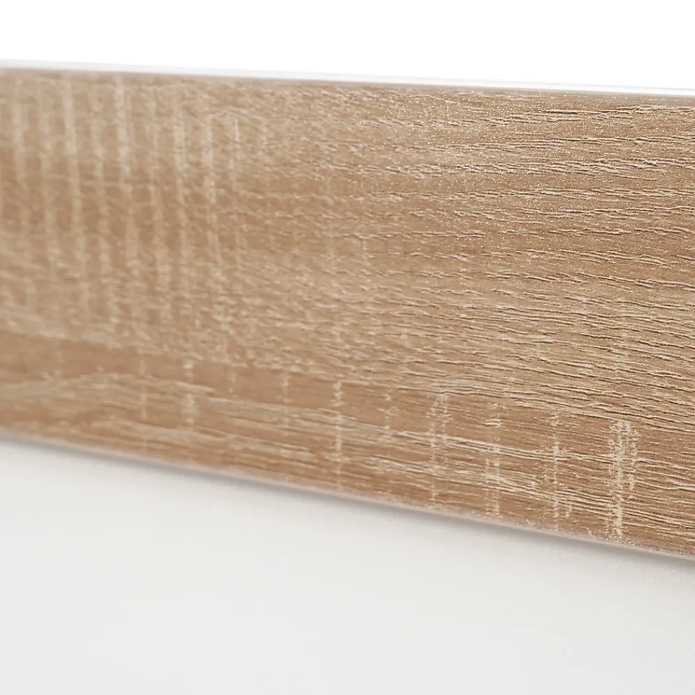 Okwish Lit double 160x200 cm - Lit adulte flottant en bois massif avec sommier à lattes - Bois massif - Sans Matelas - Naturel* Lit Double