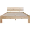 Lit Double 140x200cm Bois Tête De Lit Naturel>Blackcolors Hot