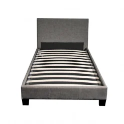 Lit DUBLIN 90x190 + 1 sommier / Gris foncé>Weber Industries Hot