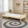 Idimex Lit en pin BORIS, 90 x 200 cm, vernis naturel* Lit Simple