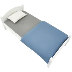 Lit en pin FLIMS, 90 x 200 cm, lasuré blanc><noscript><img width=