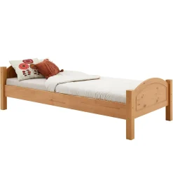 Lit en pin FLIMS, 90 x 200 cm, lasuré couleur hêtre>Idimex Hot
