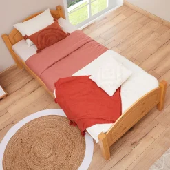 Lit en pin FLIMS, 90 x 200 cm, lasuré couleur hêtre><noscript><img width=