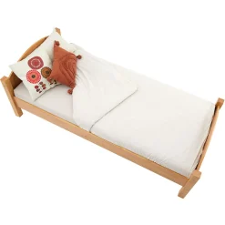Lit en pin FLIMS, 90 x 200 cm, lasuré couleur hêtre><noscript><img width=